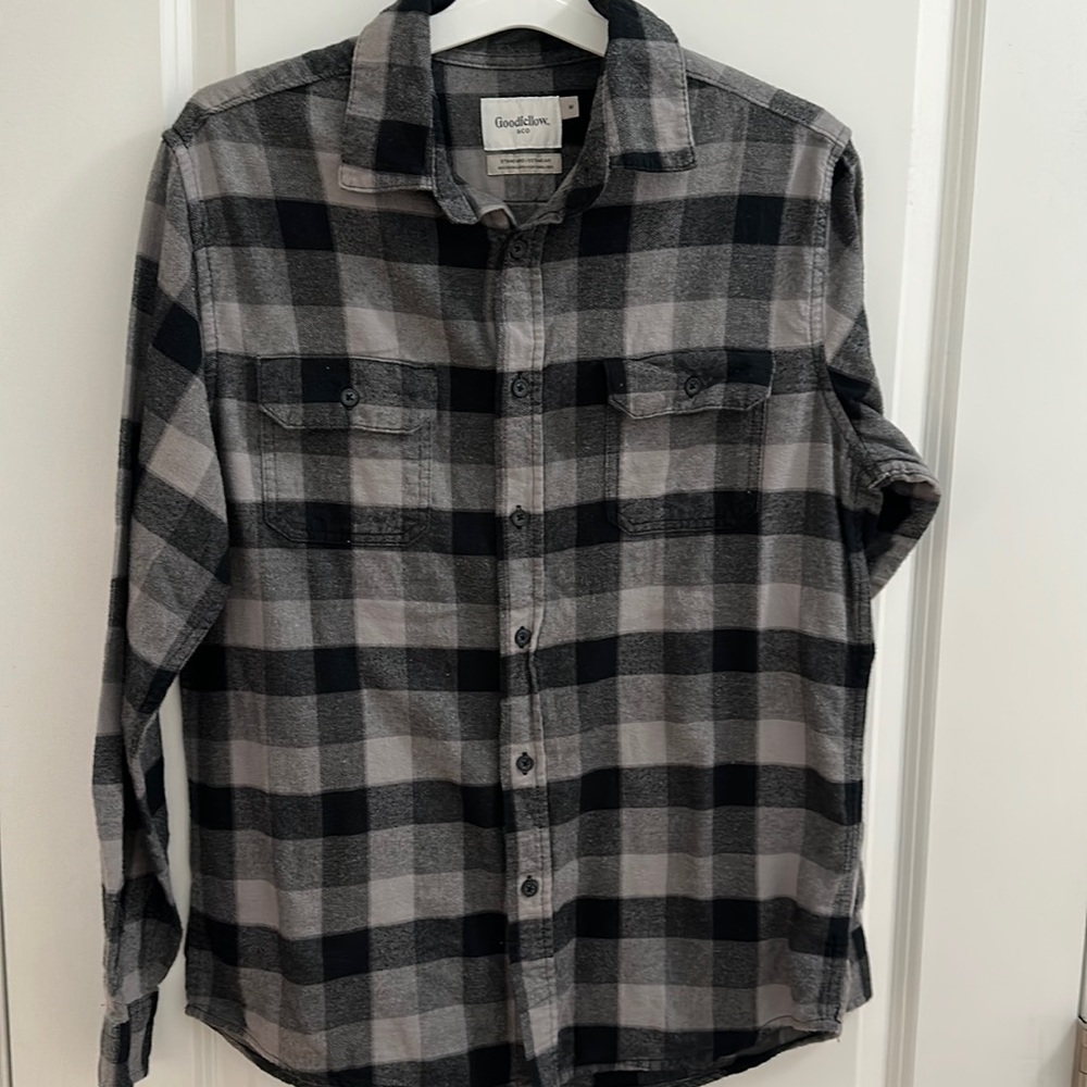 Men’s Long Long Sleeve Flannel Shirt